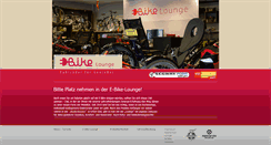 Desktop Screenshot of ebikelounge.de